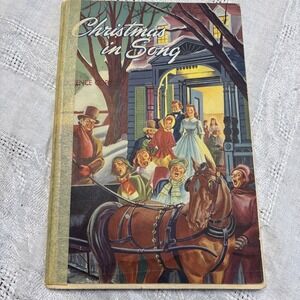 Vintage 1947 Christmas In Song Book Vocals Compiled By THEO.PREUSS